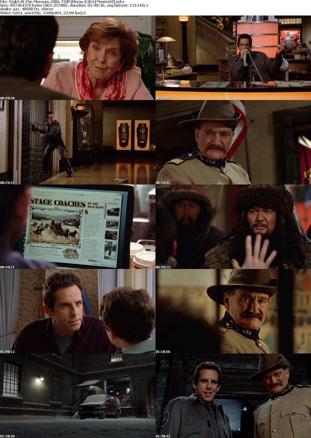 Night at the Museum (2006) 720p BluRay X264 MoviesFD