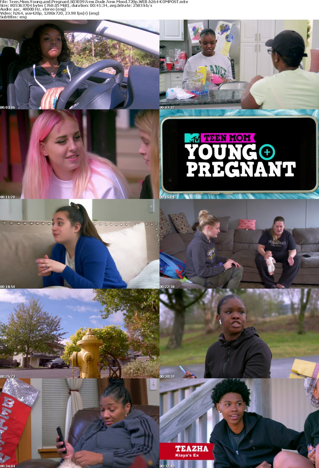 Teen Mom Young and Pregnant S03E09 New Dude New Mood 720p WEB h264-KOMPOST