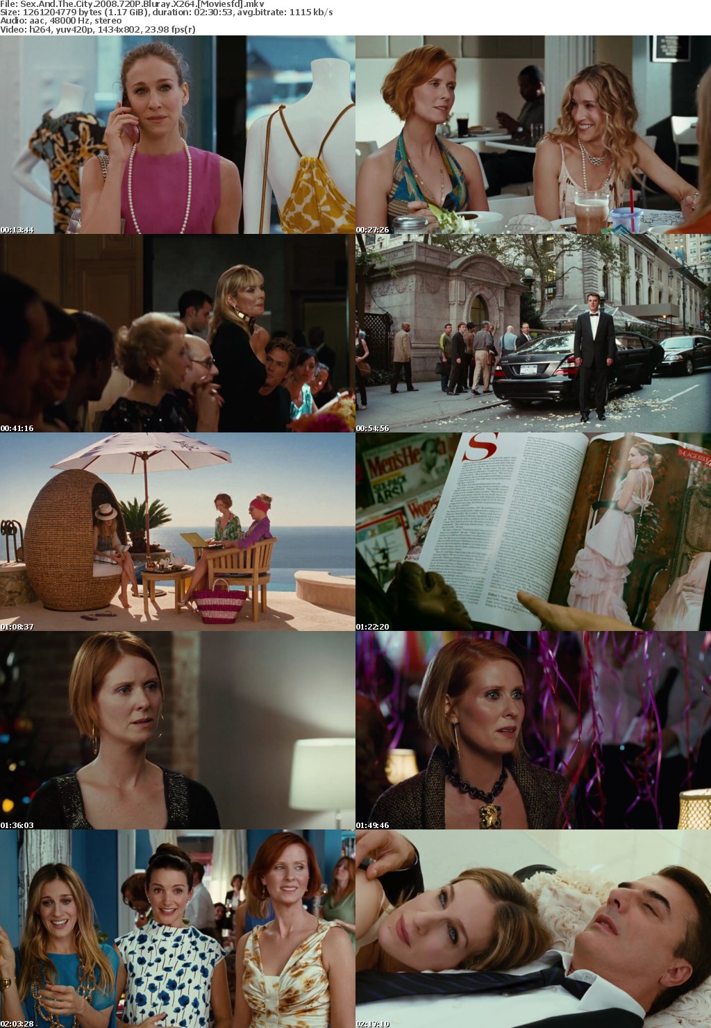 Sex And The City (2008) 720p BluRay x264 - MoviesFD