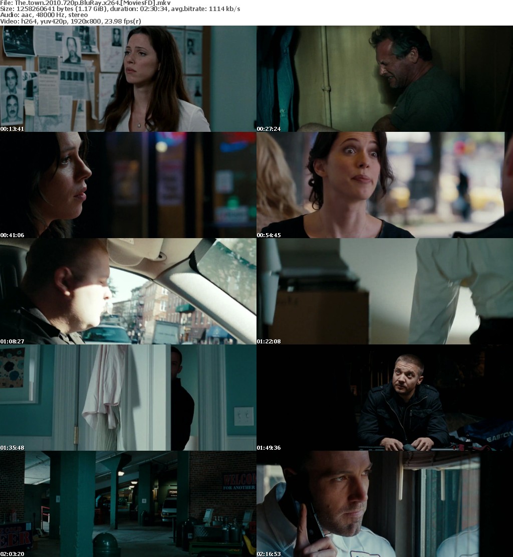 The Town (2010) 720p BluRay x264 - MoviesFD