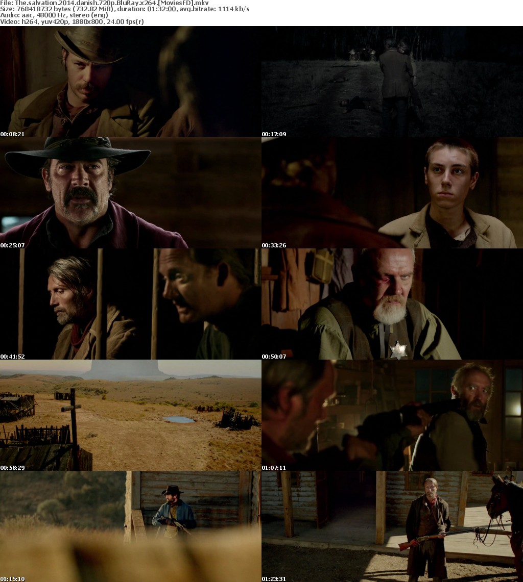 The Salvation (2014) Danish 720p BluRay x264 - MoviesFD