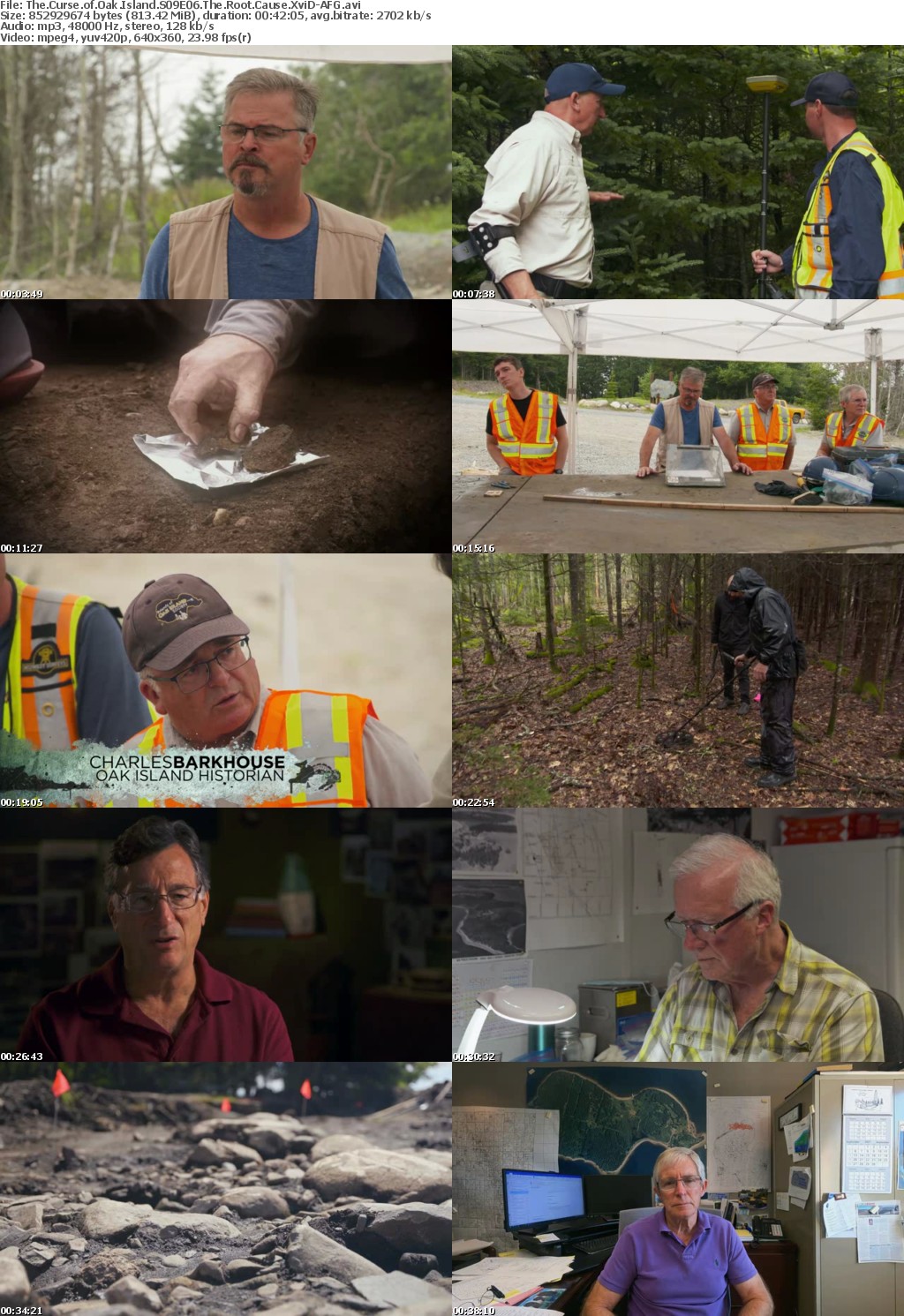 The Curse of Oak Island S09E06 The Root Cause XviD-AFG