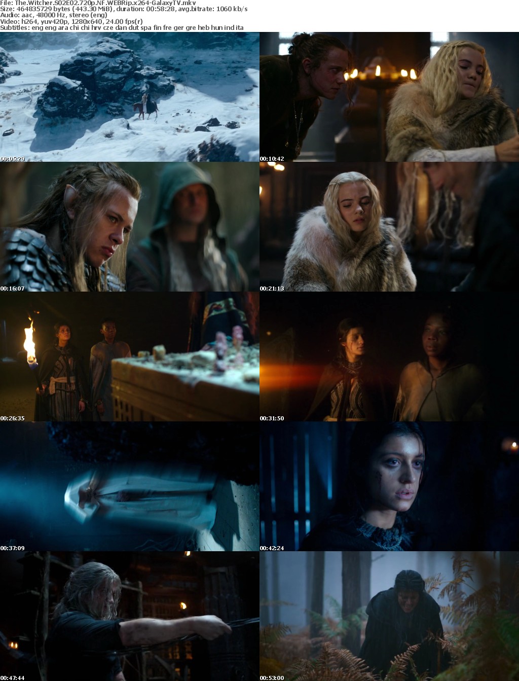 The Witcher S02 COMPLETE 720p NF WEBRip x264-GalaxyTV