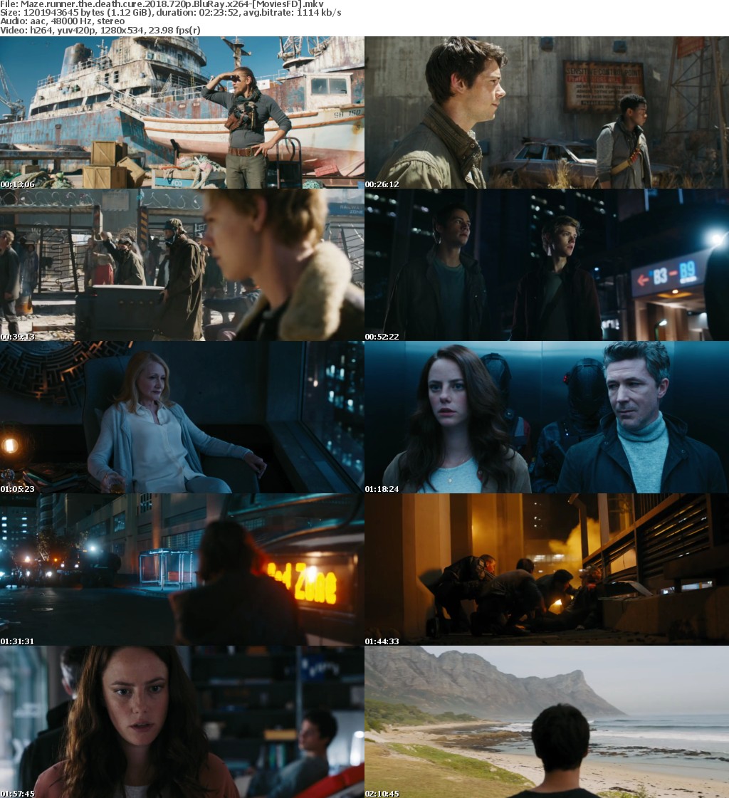 Maze Runner The Death Cure (2018) 720p BluRay x264- MoviesFD