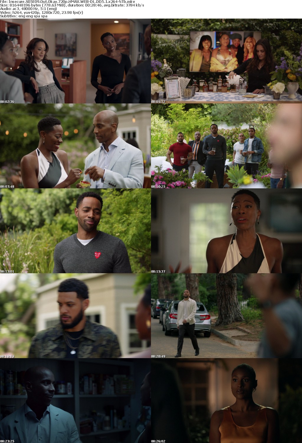 Insecure S05E09 Out Okay 720p HMAX WEBRip DD5 1 x264-NTb