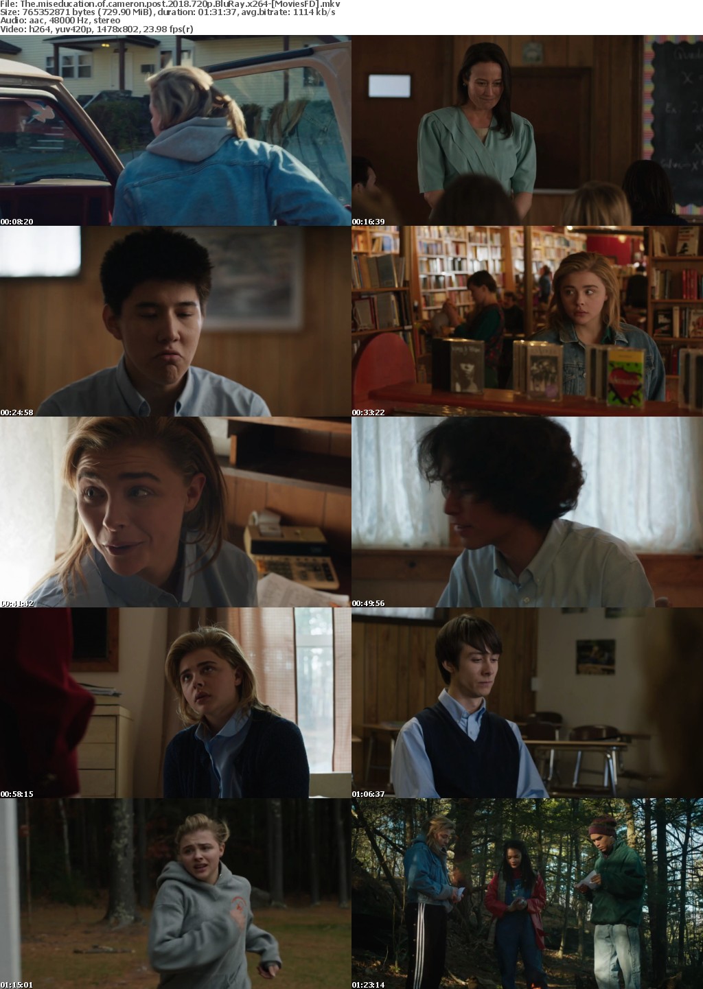The Miseducation Of Cameron Post (2018) 720p BluRay x264- MoviesFD