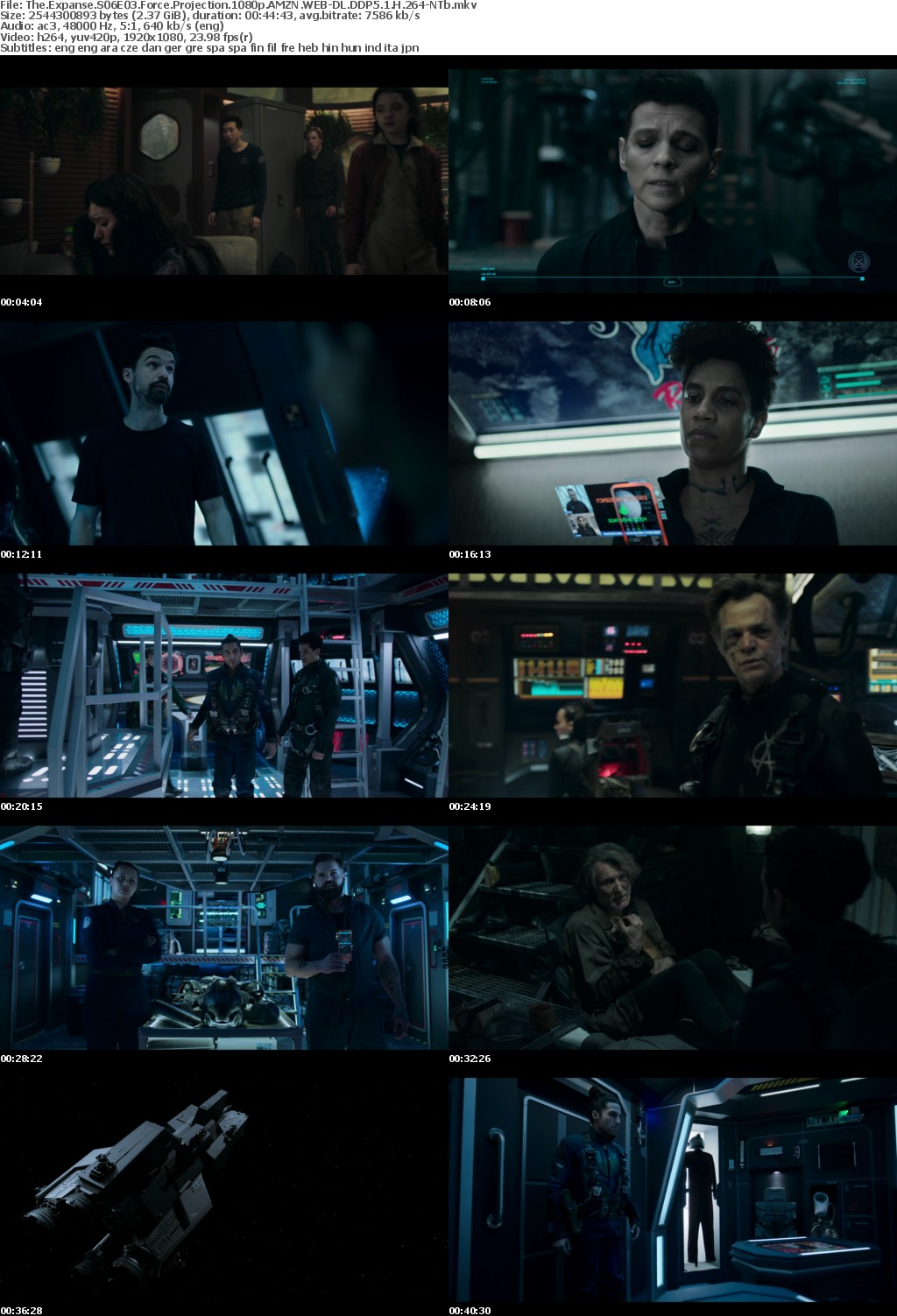 The Expanse S06E03 Force Projection 1080p AMZN WEBRip DDP5 1 x264-NTb