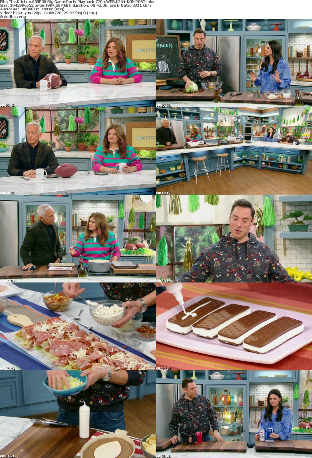 The Kitchen S30E08 Big Game Party Playbook 720p WEB h264-KOMPOST