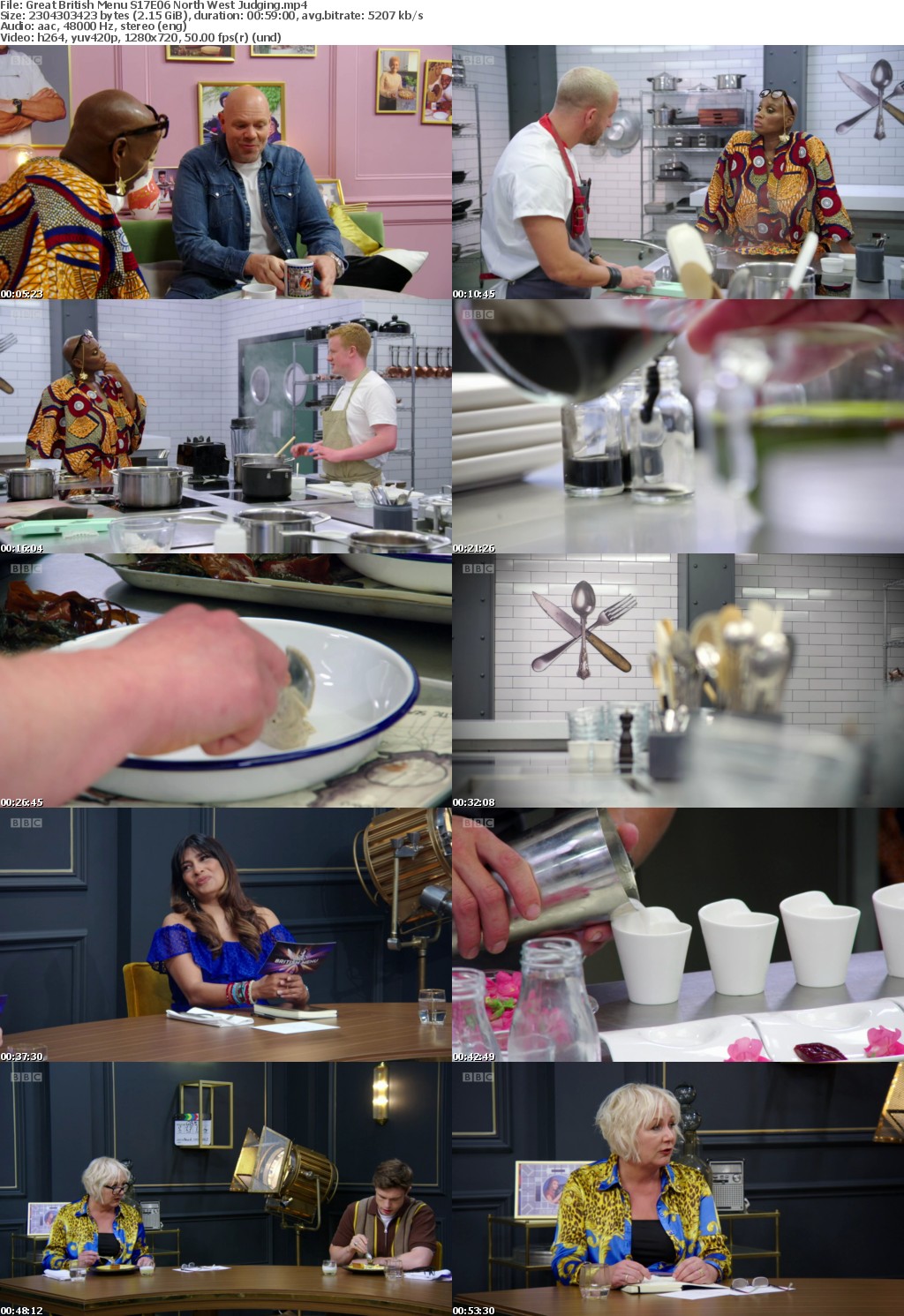 Great British Menu S17E06 North West Judging (1280x720p HD, 50fps, soft Eng subs)