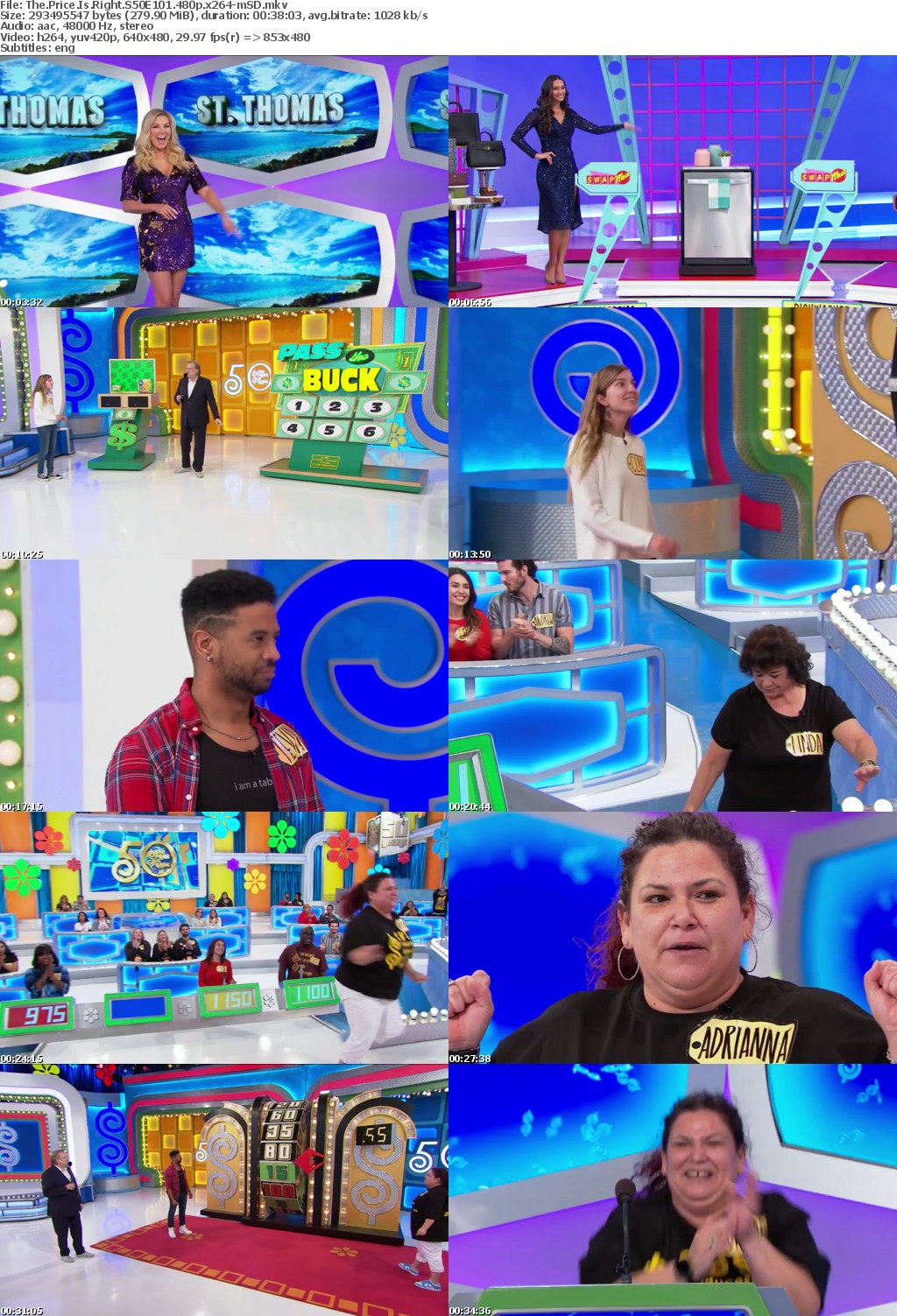 The Price Is Right S50E101 480p x264-mSD
