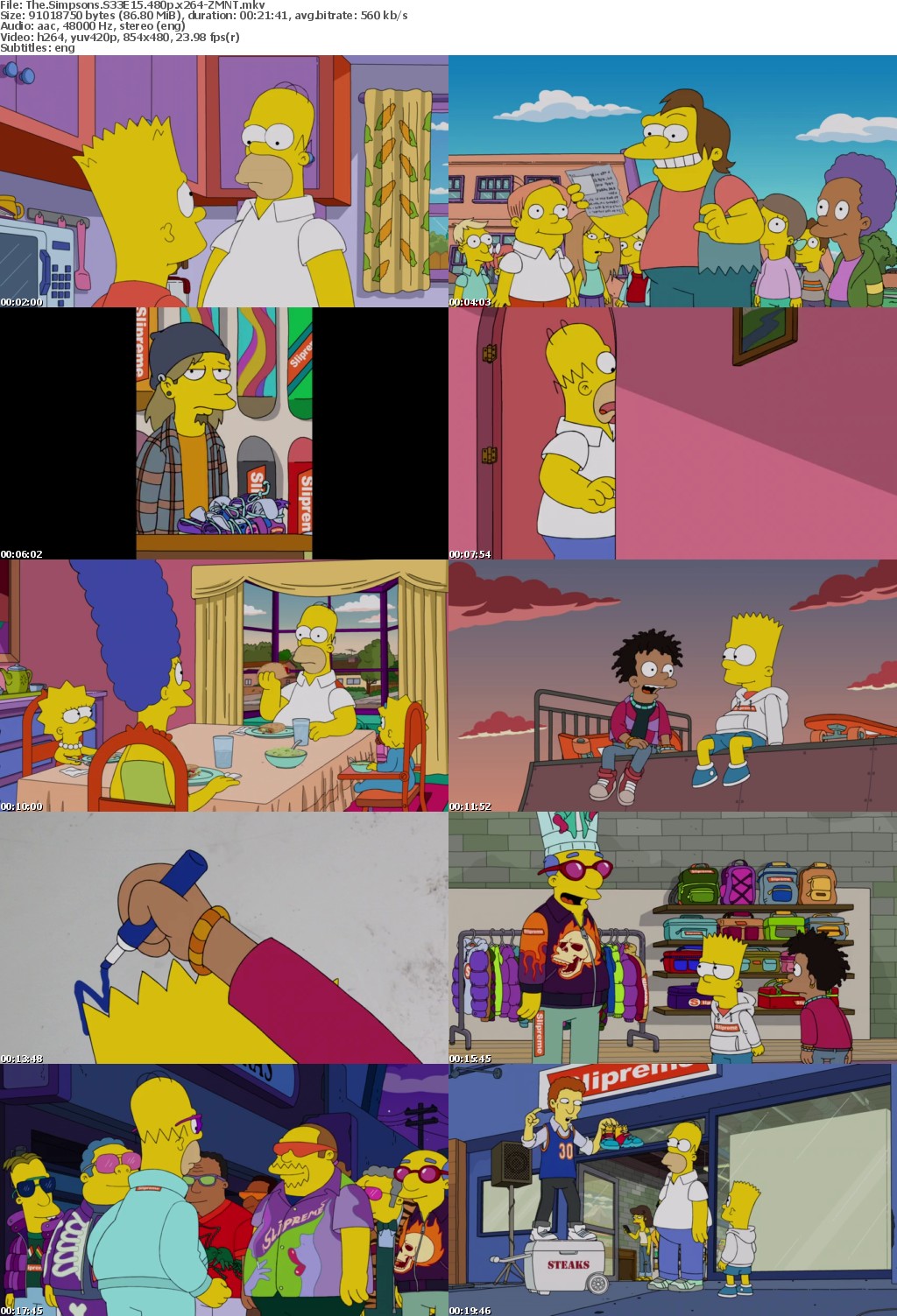 The Simpsons S33E15 480p x264-ZMNT