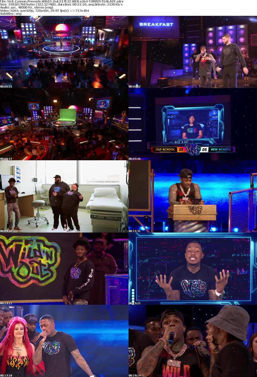 Nick Cannon Presents Wild N Out S17E22 WEB x264-GALAXY