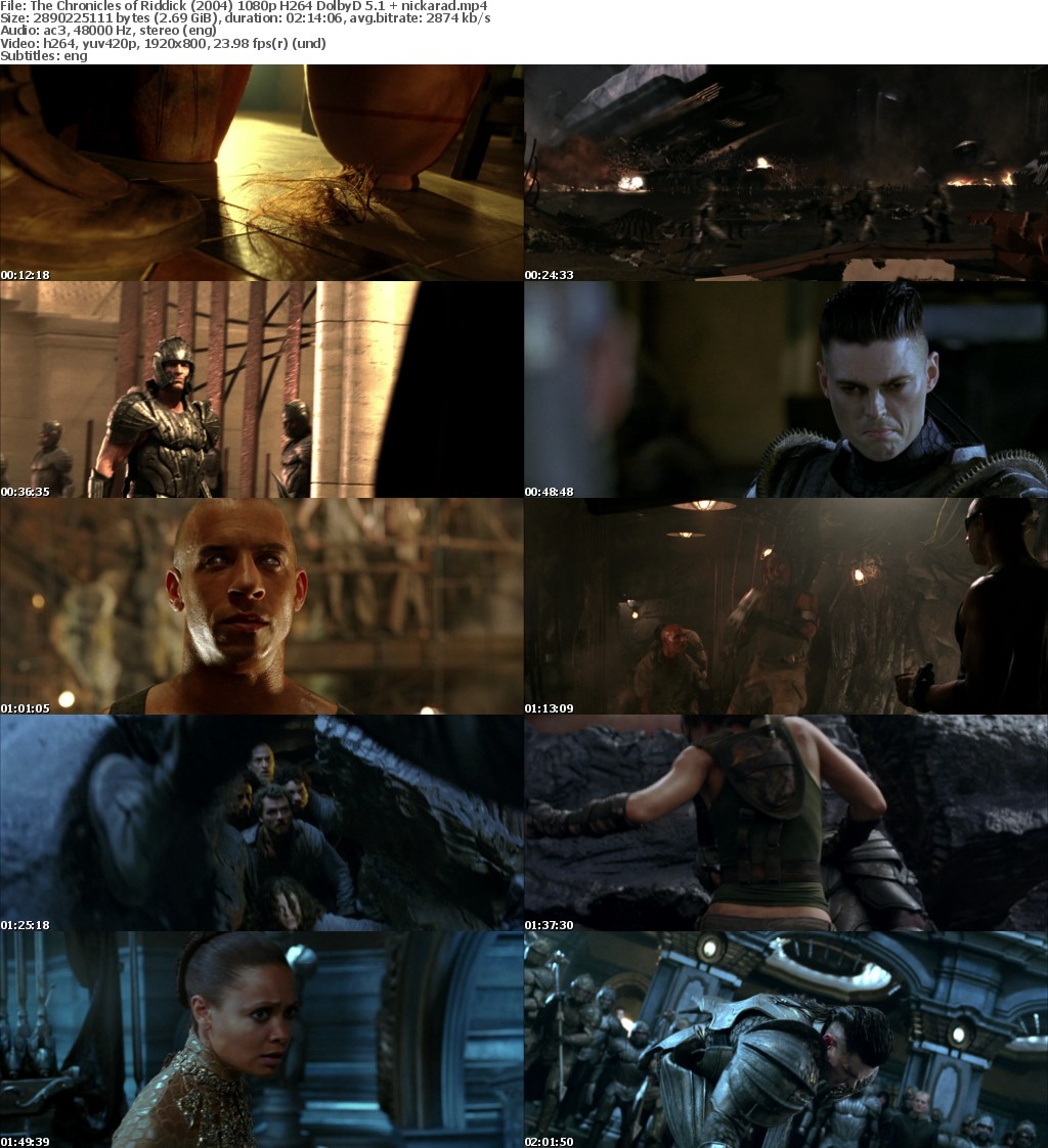 The Chronicles of Riddick (2004) 1080p BluRay H264 DolbyD 5 1 nickarad