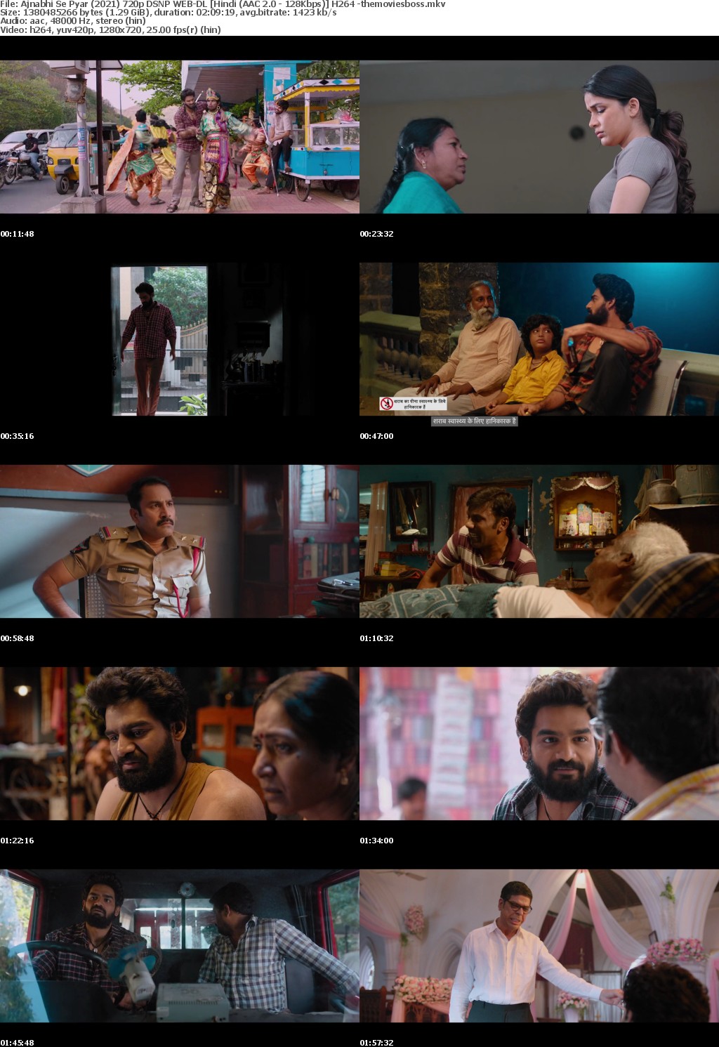 Ajnabhi Se Pyar (2021) 720p DSNP WEB-DL Hindi (AAC 2 0 - 128Kbps) H264 -themoviesboss