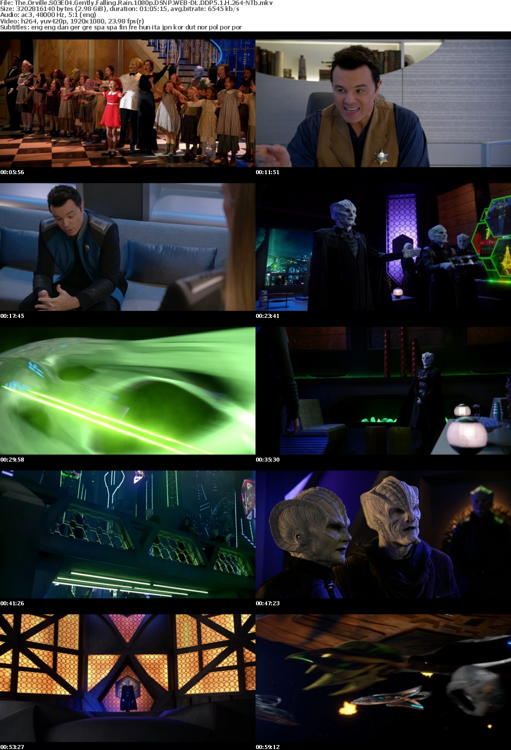 The Orville S03E04 Gently Falling Rain 1080p DSNP WEBRip DDP5 1 x264-NTb