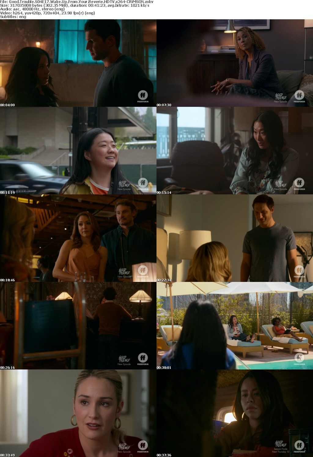 Good Trouble S04E17 Wake Up From Your Reverie HDTV x264-CRiMSON