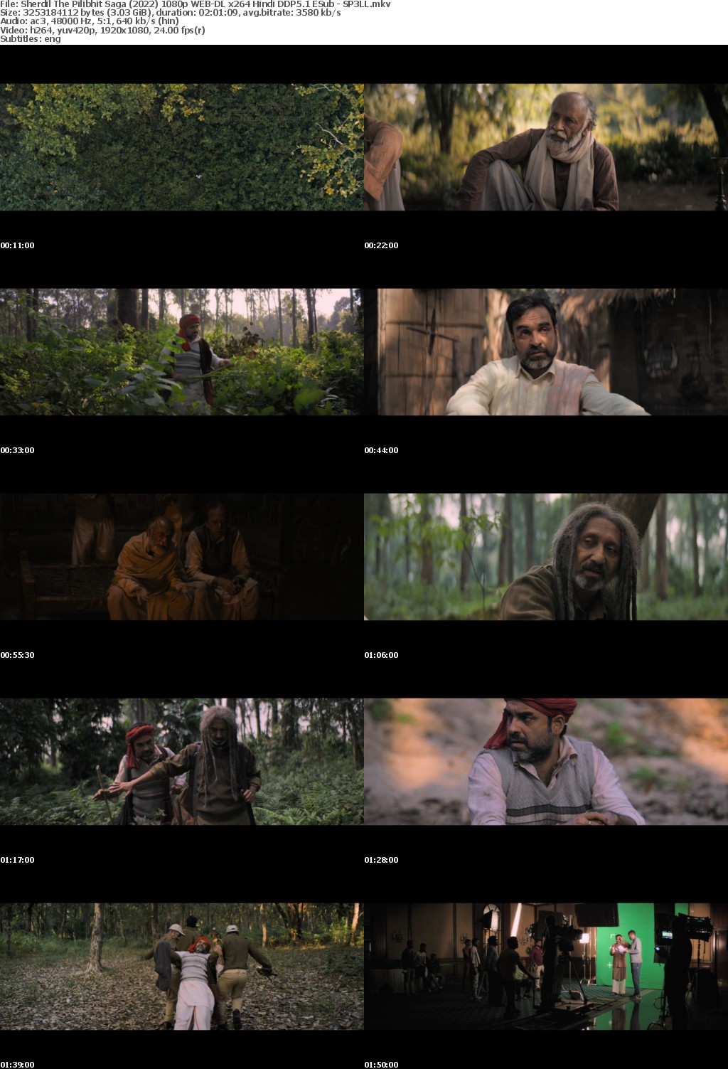 Sherdil The Pilibhit Saga (2022) 1080p WEB-DL x264 Hindi DDP5 1 ESub - SP3LL