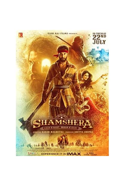 Shamshera (2022) 1080p WEBRip x265 Hindi DDP5 1 ESub - SP3LL