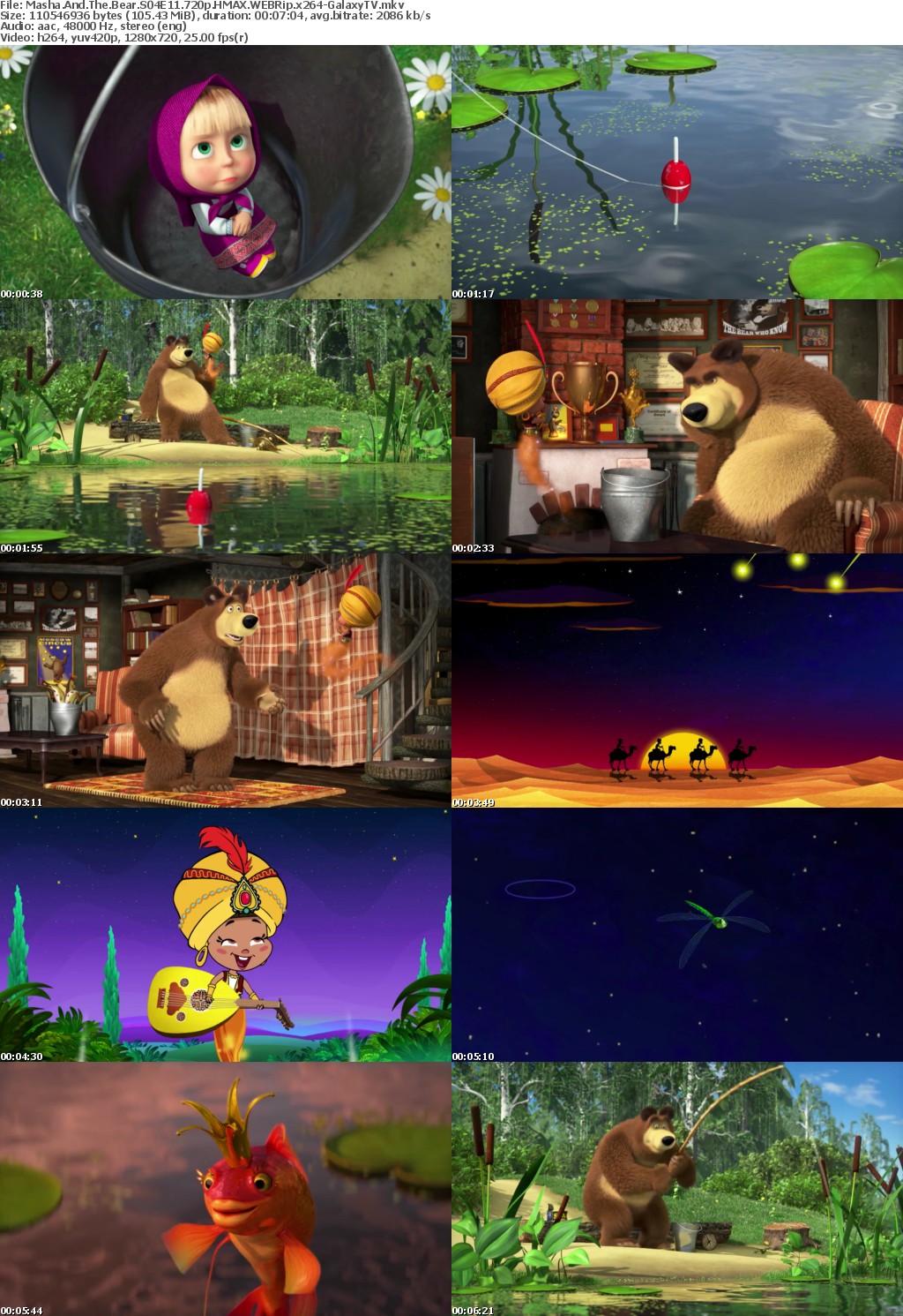 Masha And The Bear S04 COMPLETE 720p HMAX WEBRip x264-GalaxyTV
