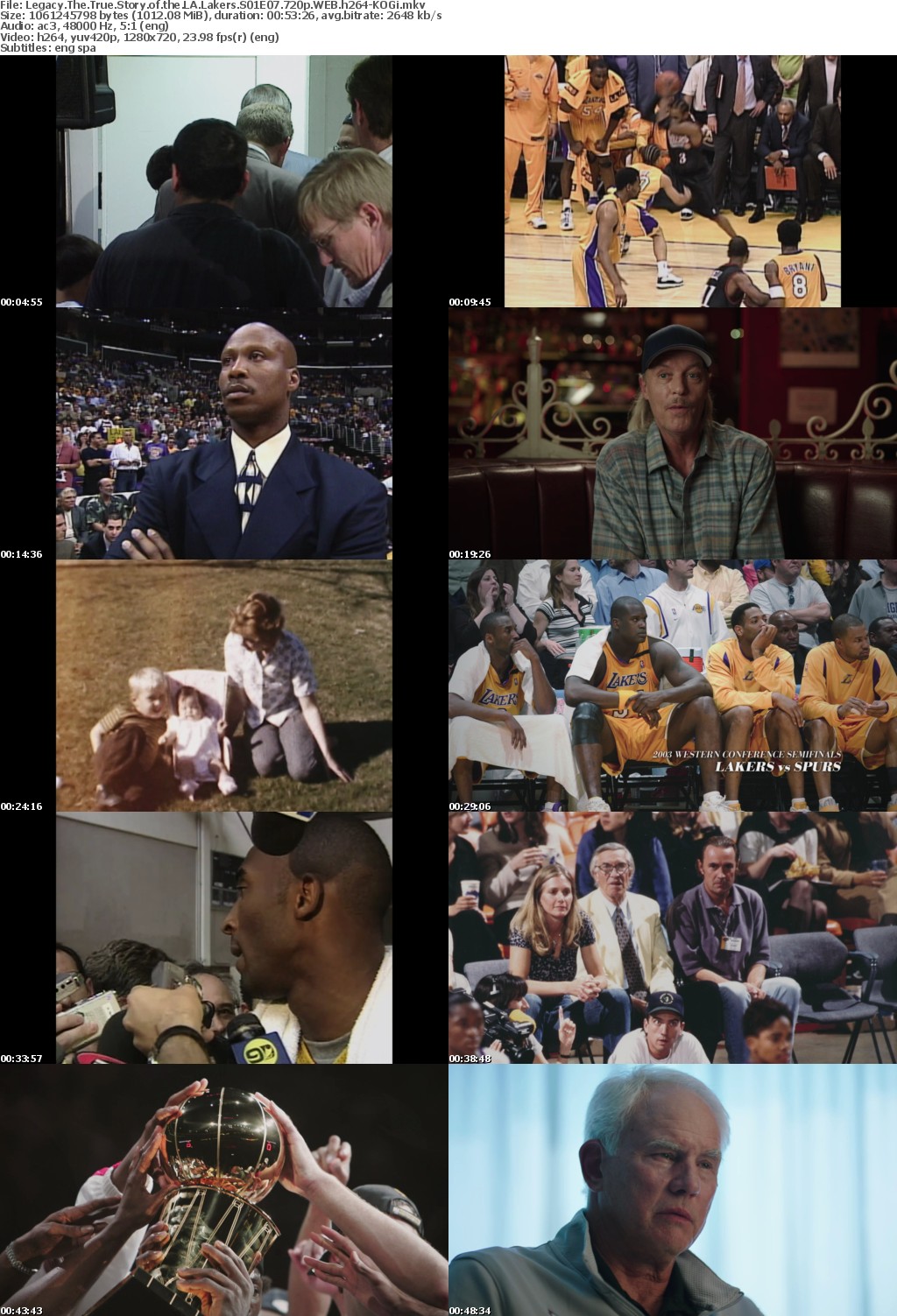 Legacy The True Story of the LA Lakers S01E07 720p WEB h264-KOGi