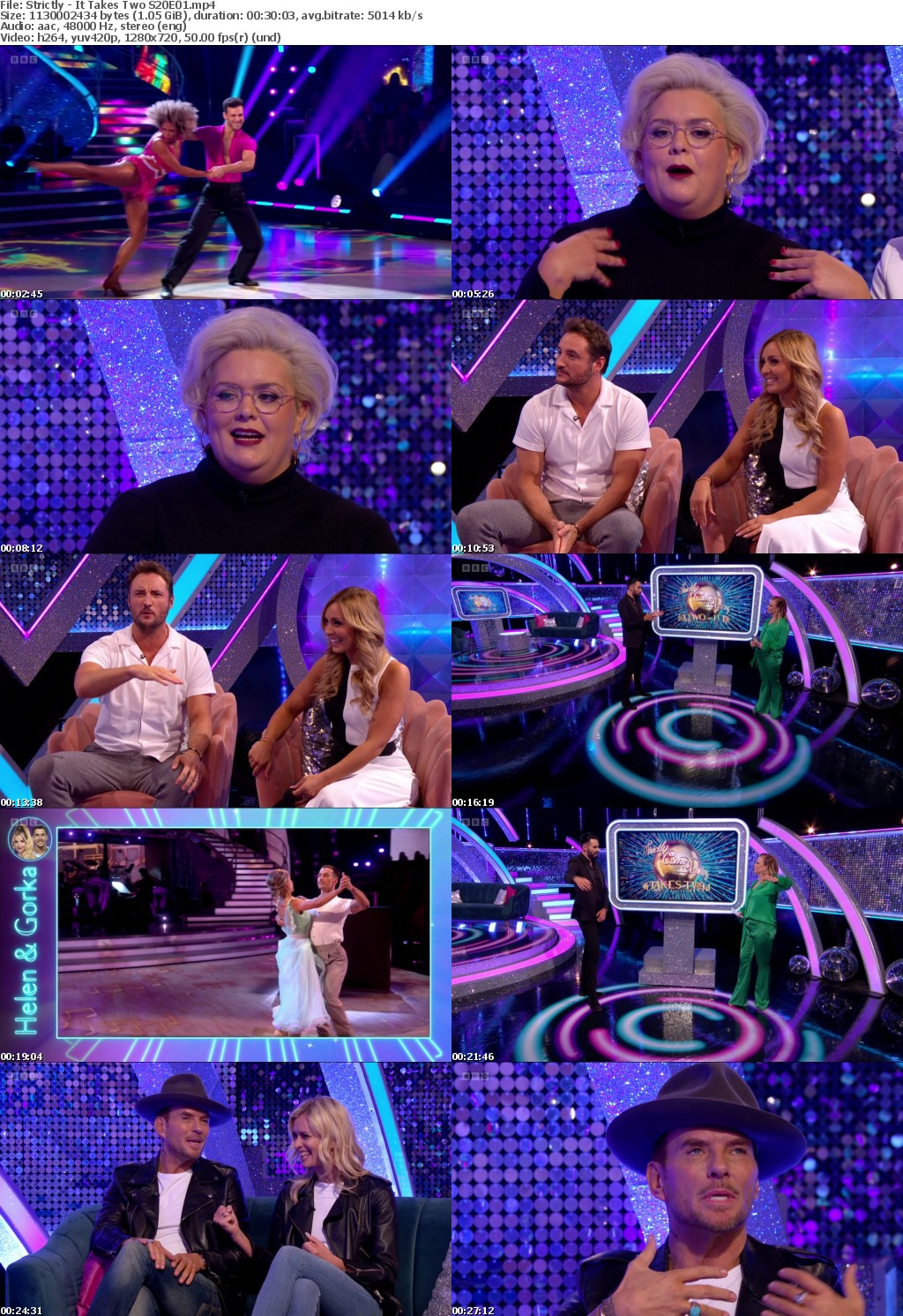 Strictly - It Takes Two S20E01 (1280x720p HD, 50fps, soft Eng subs)