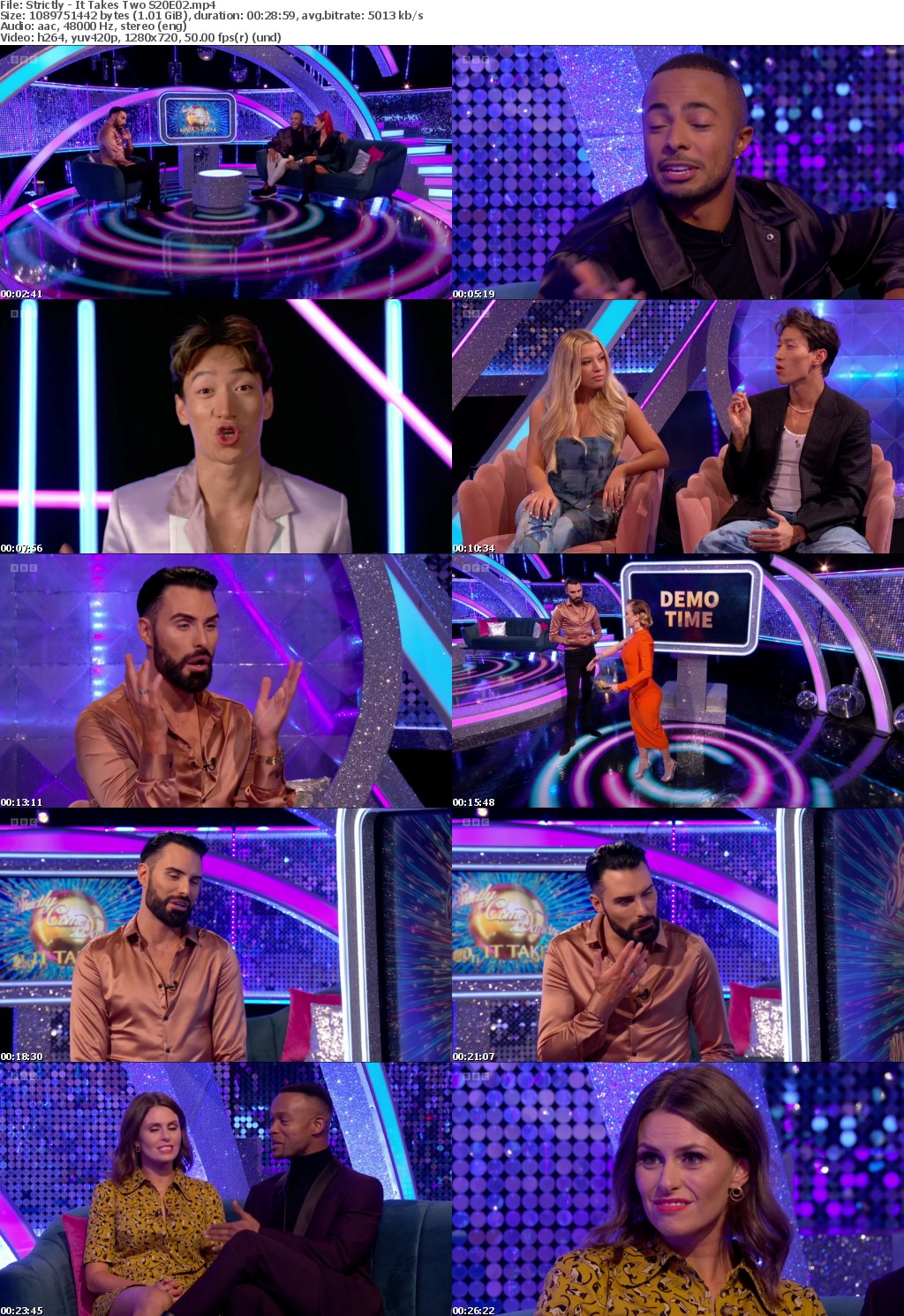 Strictly - It Takes Two S20E02 (1280x720p HD, 50fps, soft Eng subs)