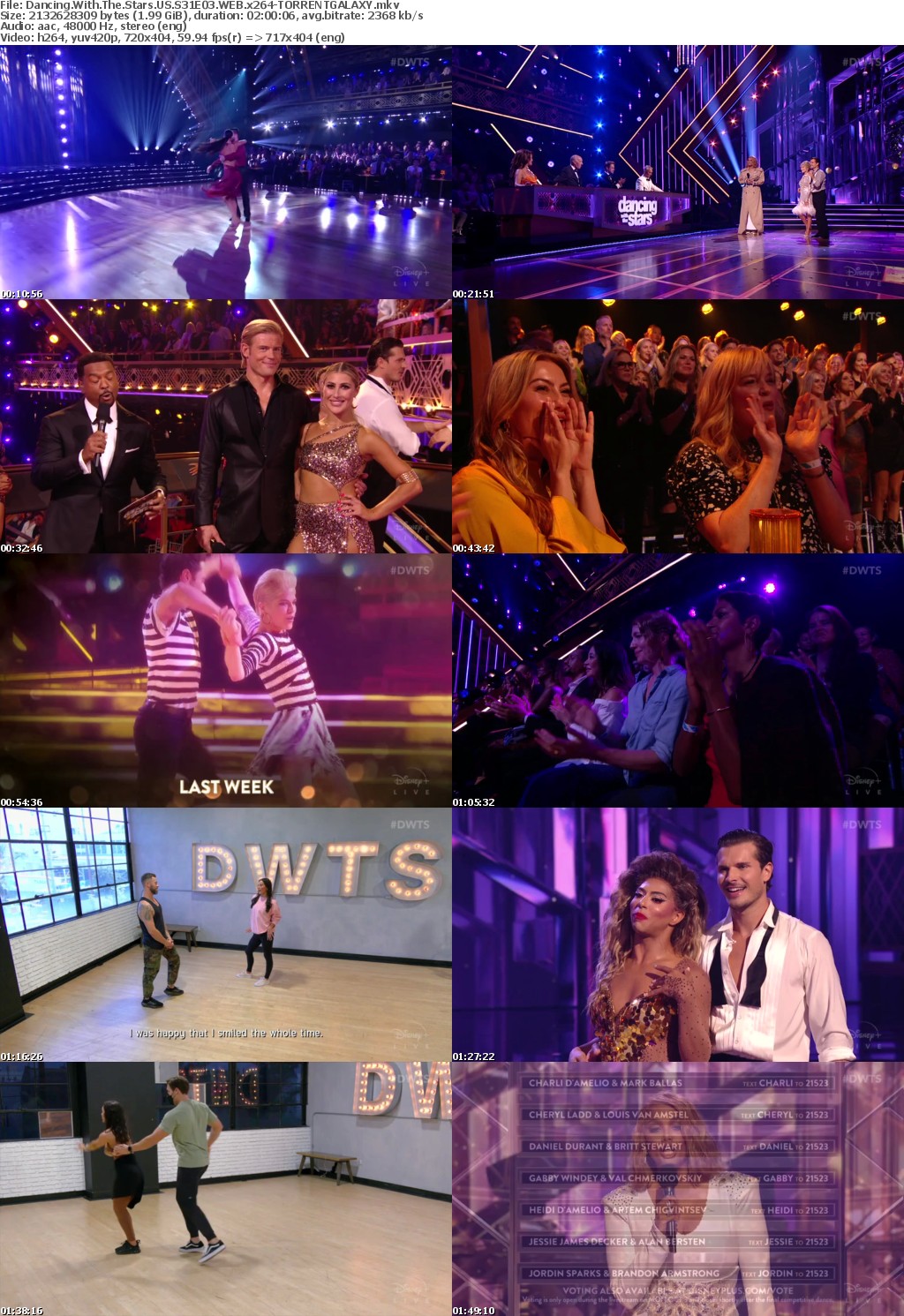 Dancing With The Stars US S31E03 WEB x264-GALAXY