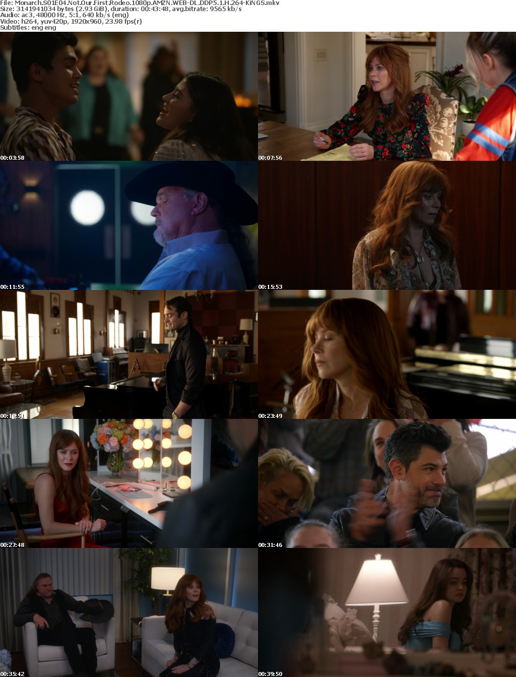 Monarch S01E04 Not Our First Rodeo 1080p AMZN WEBRip DDP5 1 x264-KiNGS