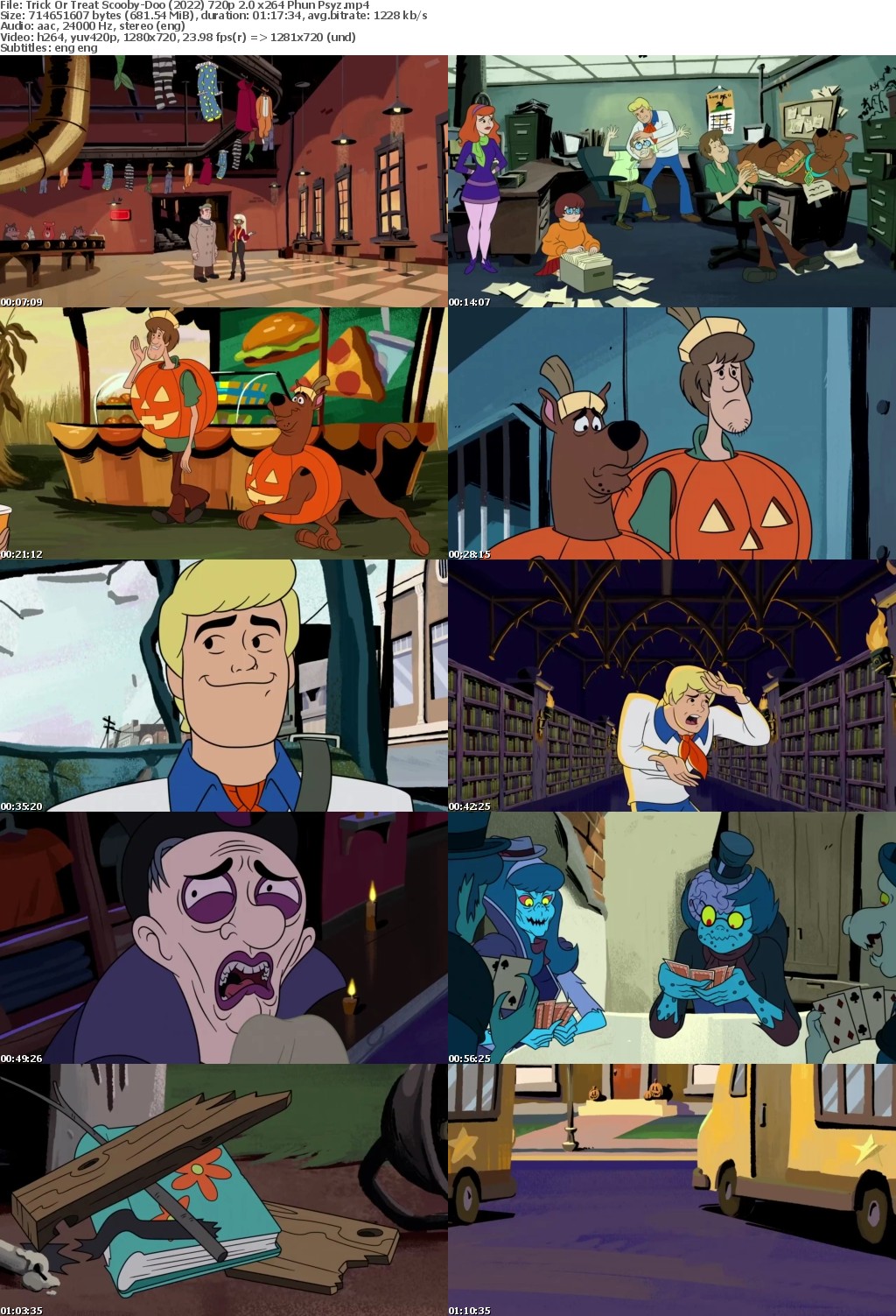 Trick Or Treat Scooby-Doo (2022) 720p 2 0 x264 Phun Psyz