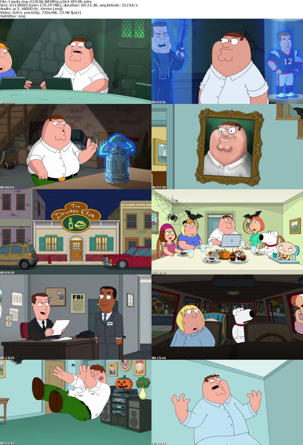 Family Guy S21E06 WEBRip x264-XEN0N