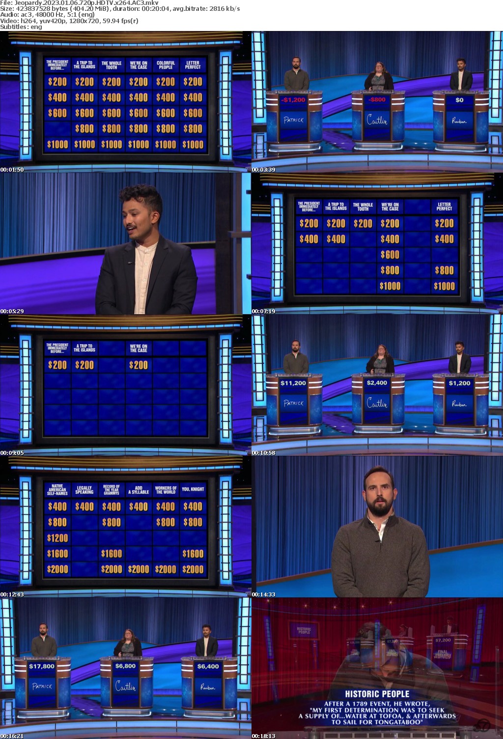 Jeopardy 2023 01 06 720p HDTV x264 AC3 atgoat