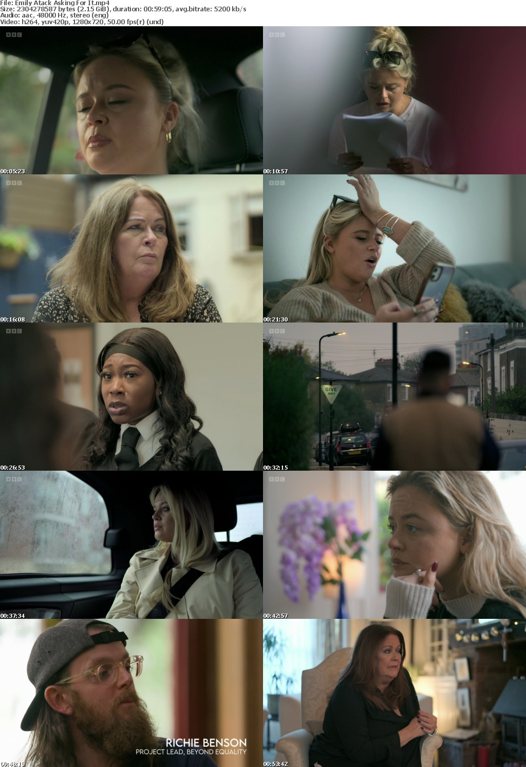 Emily Atack - Asking For It (1280x720p HD, 50fps, soft Eng subs)
