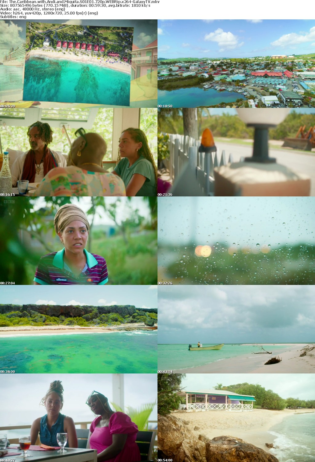 The Caribbean with Andi and Miquita S01 COMPLETE 720p WEBRip x264-GalaxyTV