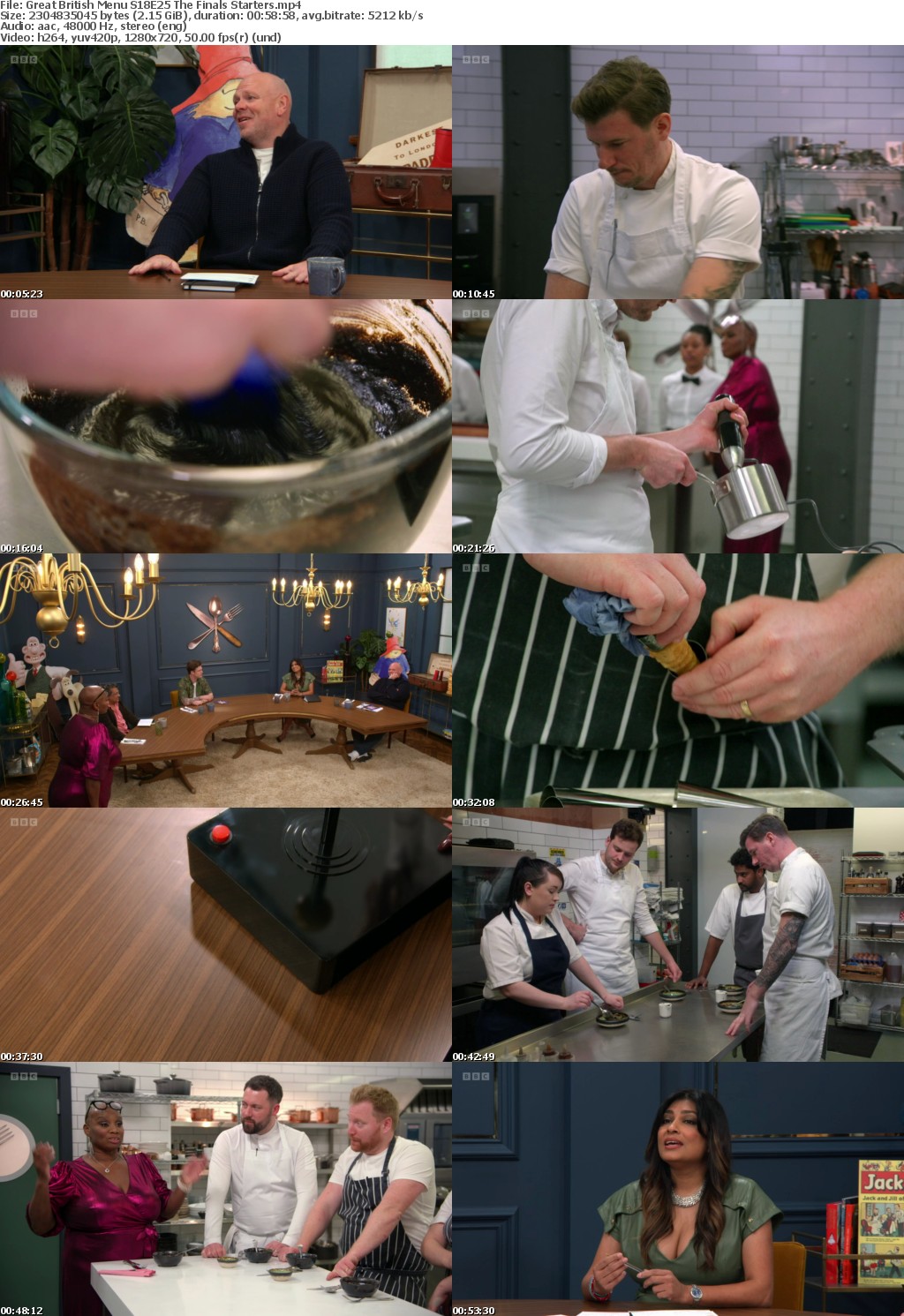 Great British Menu S18E25 The Finals Starters (1280x720p HD, 50fps, soft Eng subs)