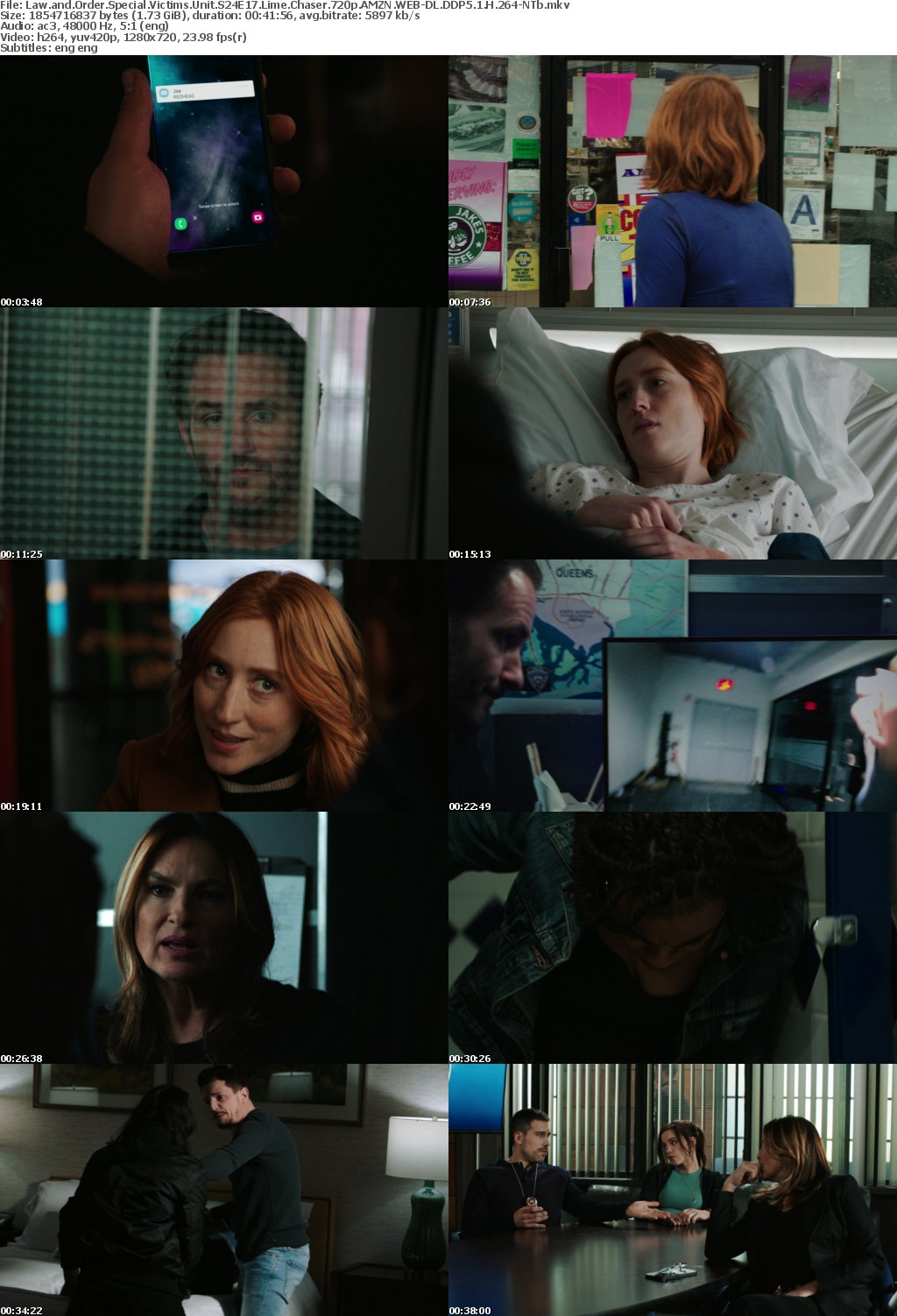Law and Order SVU S24E17 Lime Chaser 720p AMZN WEBRip DDP5 1 x264-NTb