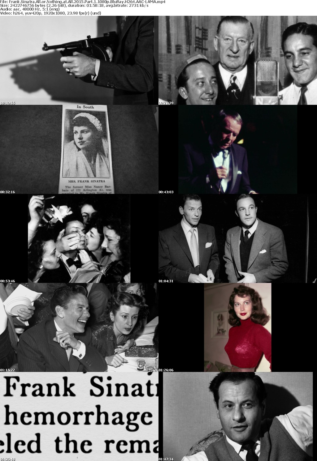 Frank Sinatra All or Nothing at All 2015 Part 1 1080p BluRay H264 AAC-RARBG