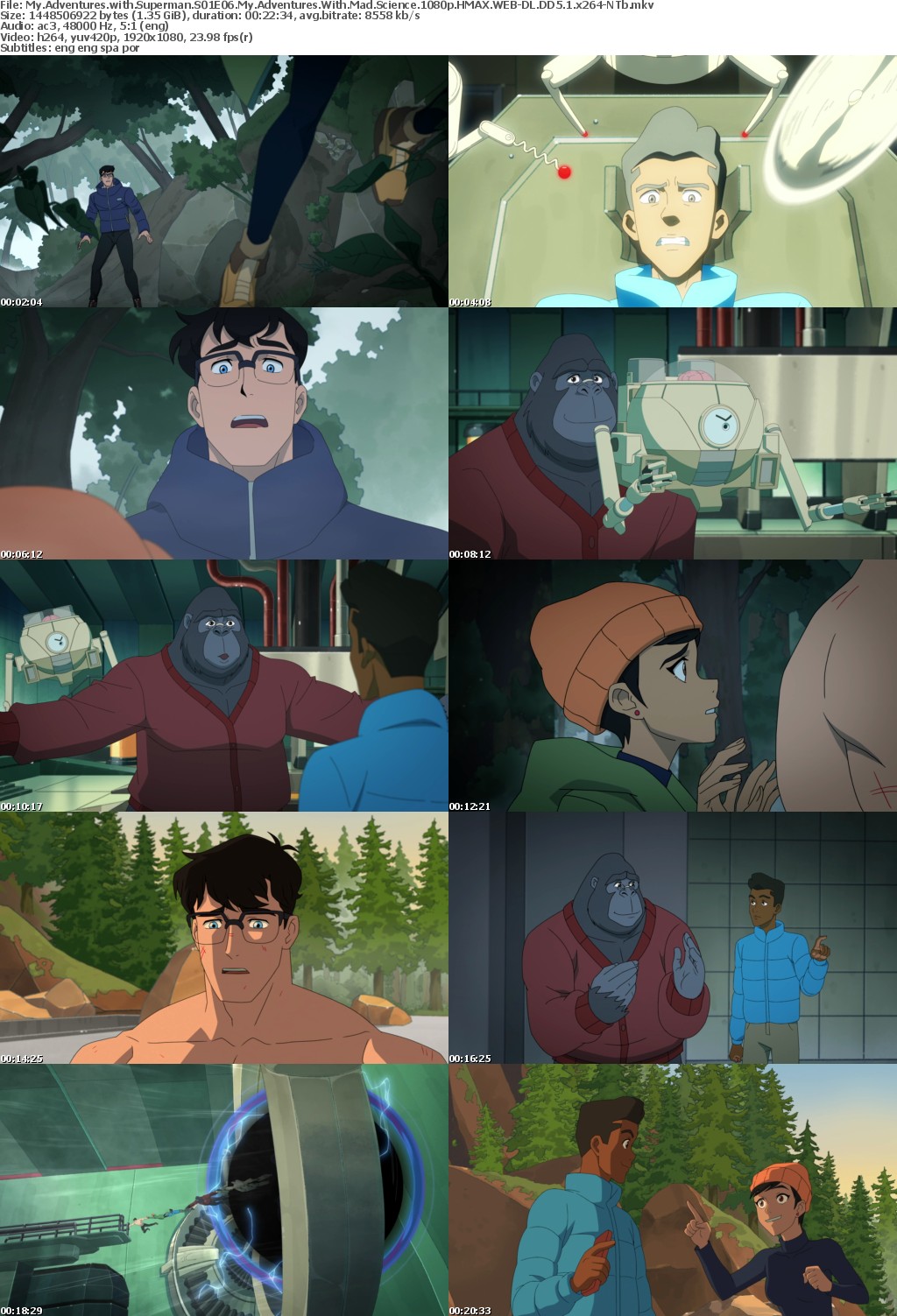 My Adventures with Superman S01E06 My Adventures With Mad Science 1080p HMAX WEB-DL DD5 1 x264-NTb