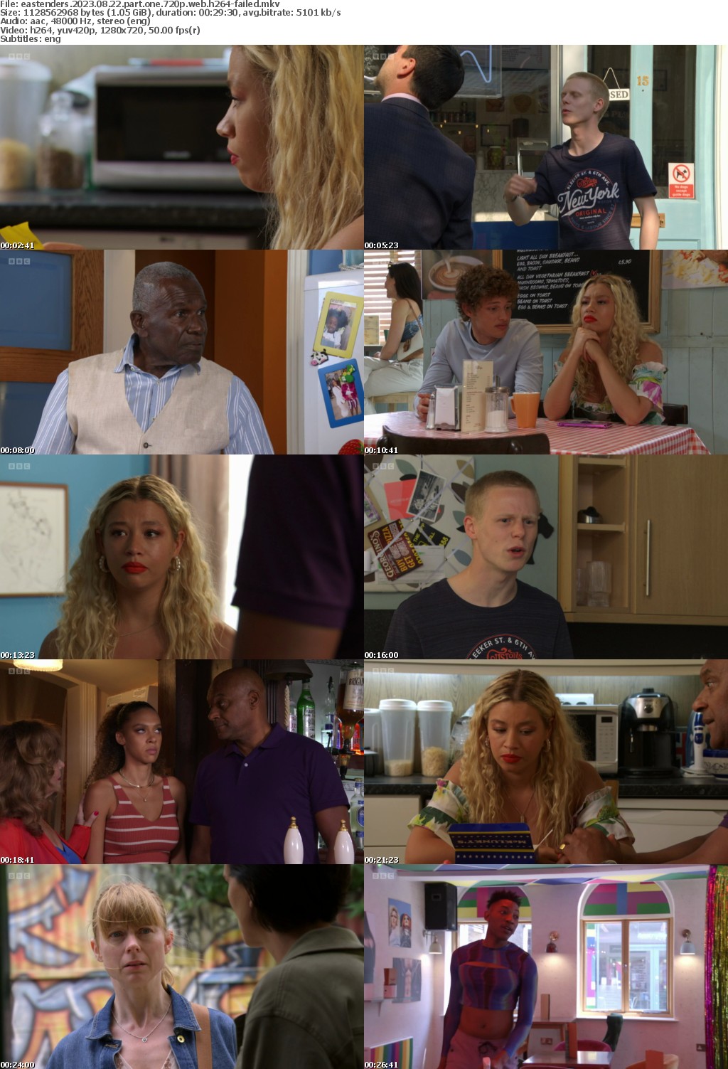 Eastenders 2023 08 22 Part One 720p WEB h264-FaiLED