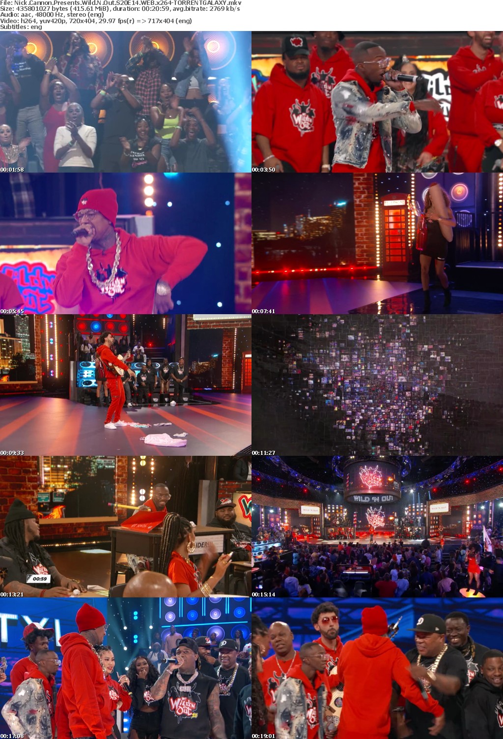 Nick Cannon Presents Wild N Out S20E14 WEB x264-GALAXY