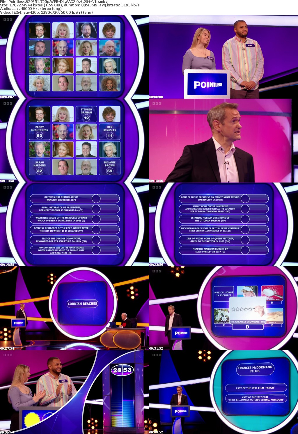 Pointless S29E51 720p WEB-DL AAC2 0 H 264-NTb