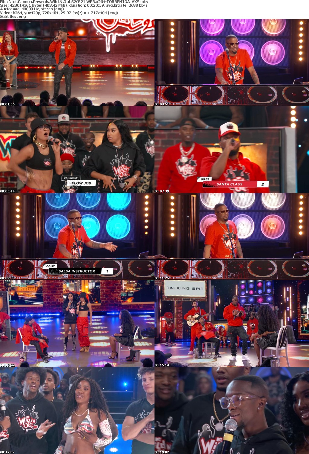 Nick Cannon Presents Wild N Out S20E21 WEB x264-GALAXY