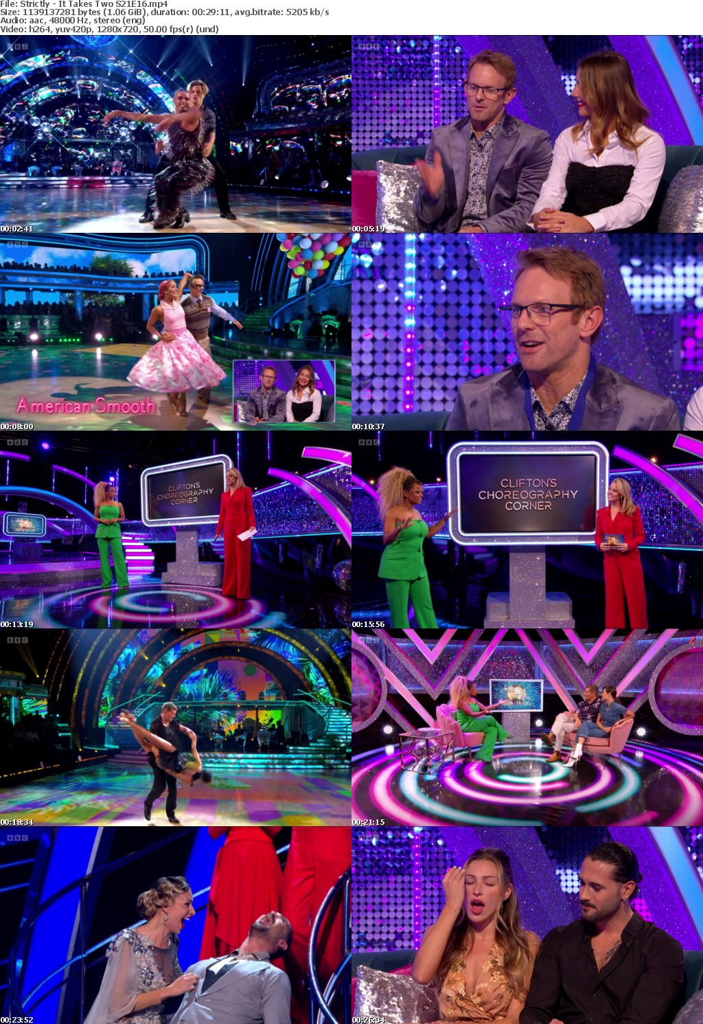 Strictly - It Takes Two S21E16 (1280x720p HD, 50fps, soft Eng subs)