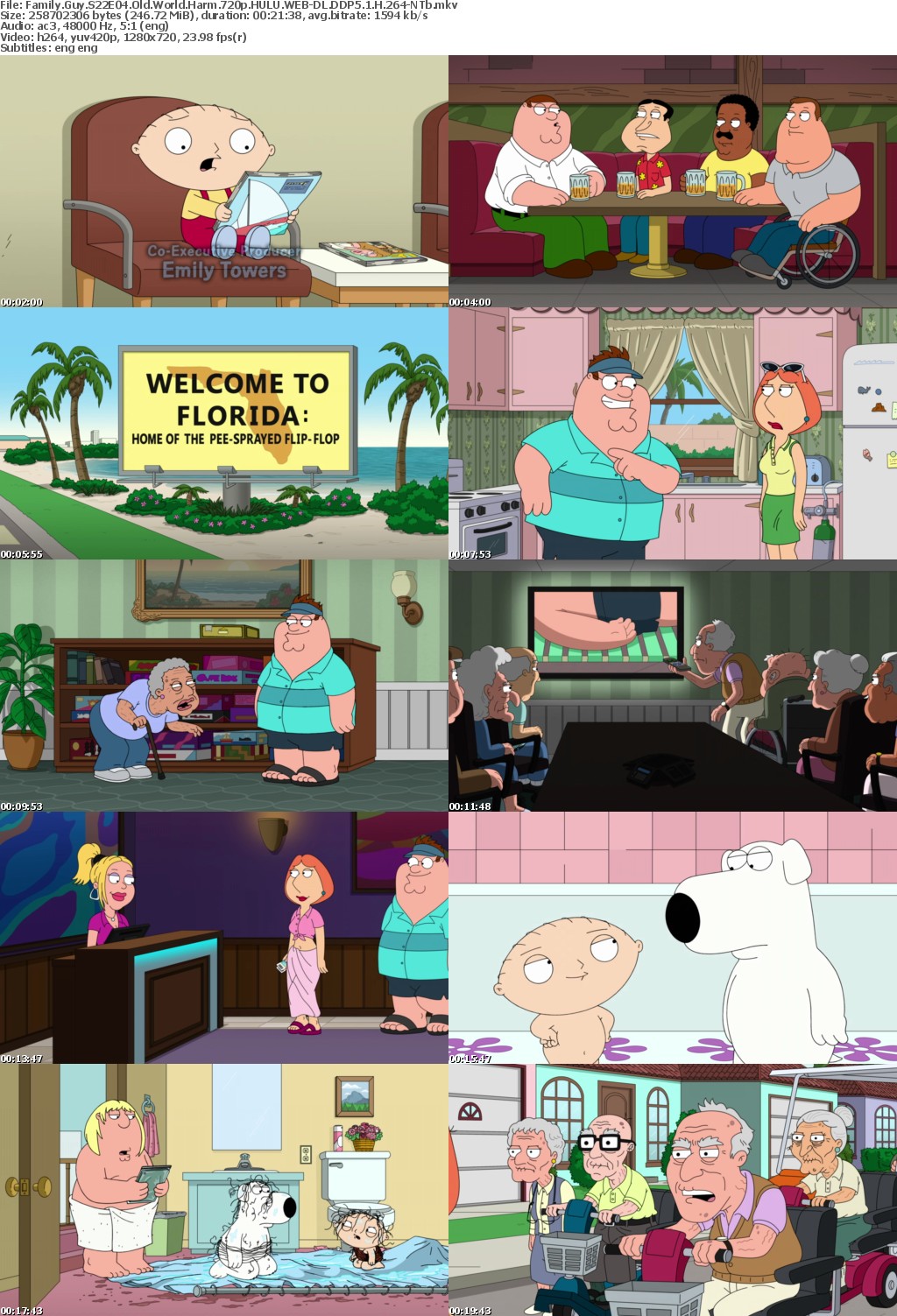 Family Guy S22E04 Old World Harm 720p HULU WEB-DL DDP5 1 H 264-NTb