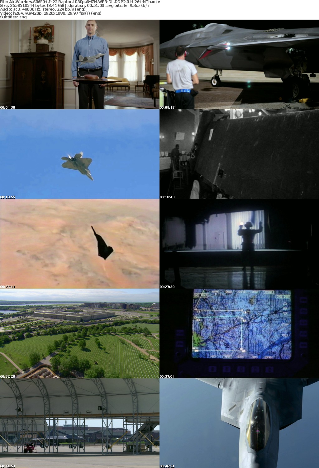 Air Warriors S06E04 F-22 Raptor 1080p AMZN WEB-DL DDP2 0 H 264-NTb