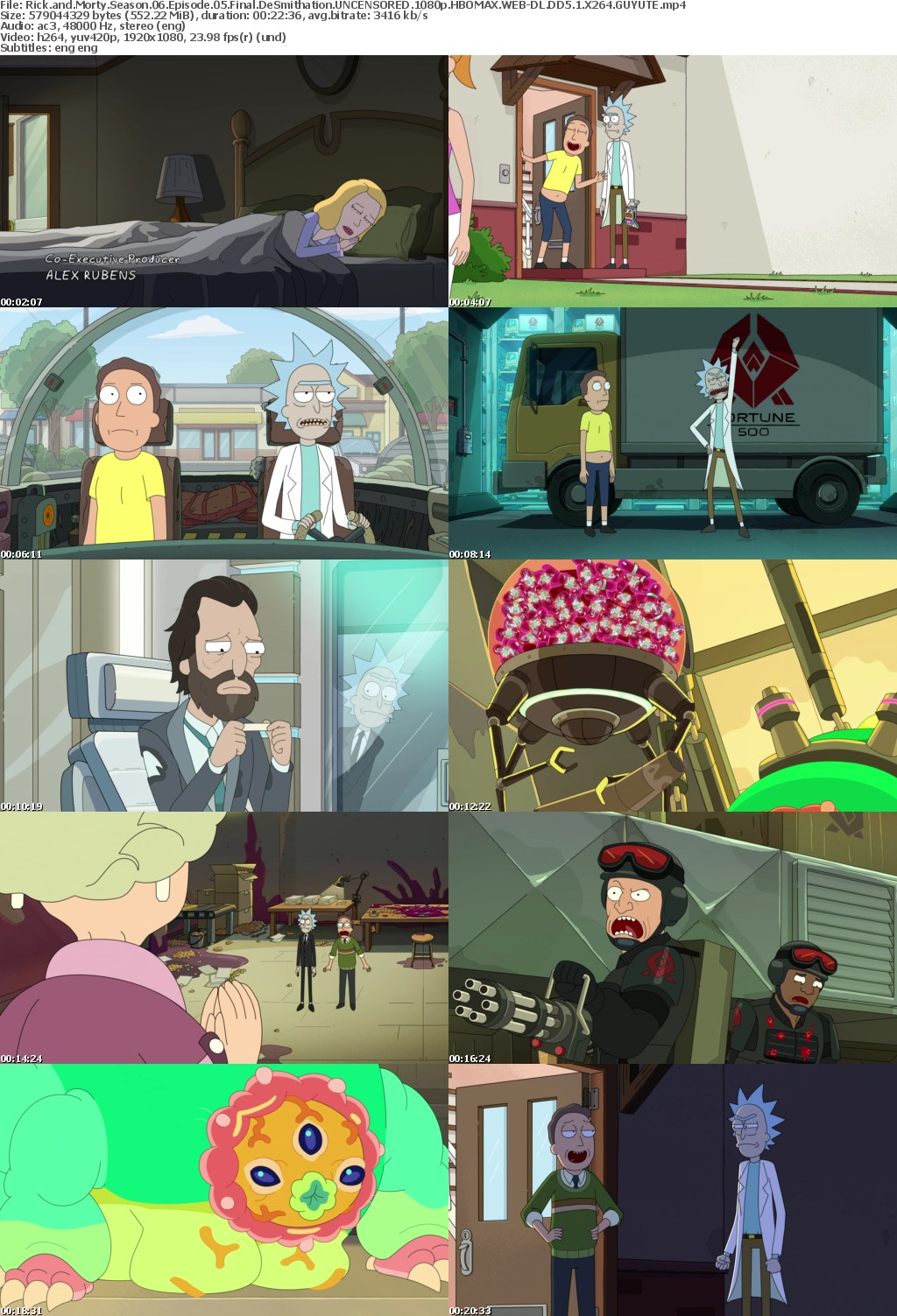 Rick and Morty Season 06 UNCENSORED 1080p HBOMAX WEB-DL DD5 1 X264 GUYUTE