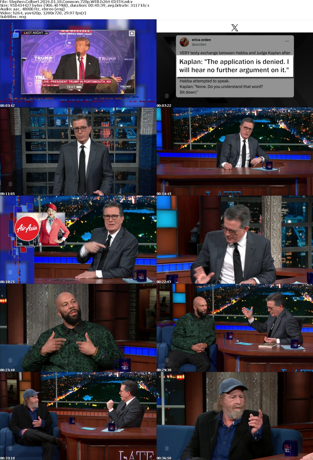 Stephen Colbert 2024 01 18 Common 720p WEB h264-EDITH
