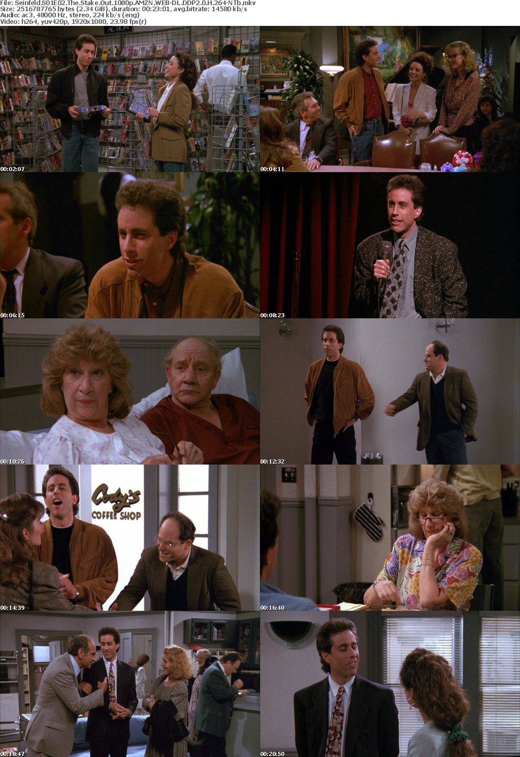 Seinfeld S01E02 The Stake Out 1080p AMZN WEB-DL DDP2 0 H 264-NTb