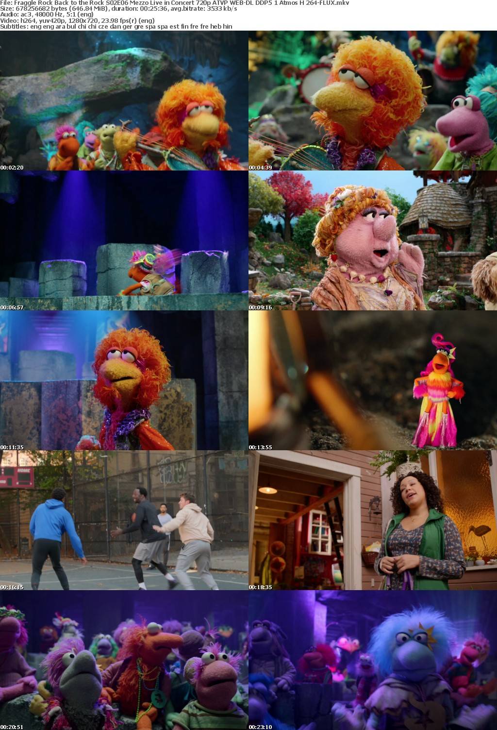 Fraggle Rock Back to the Rock S02E06 Mezzo Live in Concert 720p ATVP WEB-DL DDP5 1 Atmos H 264-FLUX