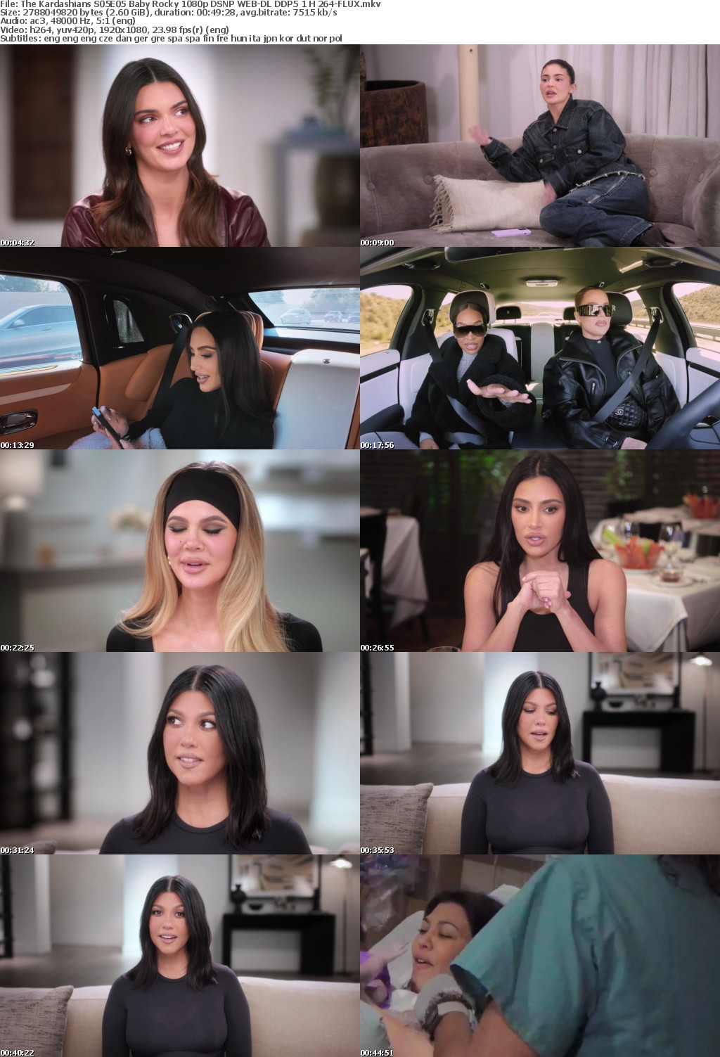 The Kardashians S05E05 Baby Rocky 1080p DSNP WEB-DL DDP5 1 H 264-FLUX